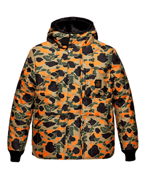 Kaban Jacket Arancio Verde Nero Camuflage