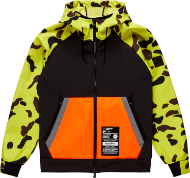 Gold jacket giallo fluo camouflage